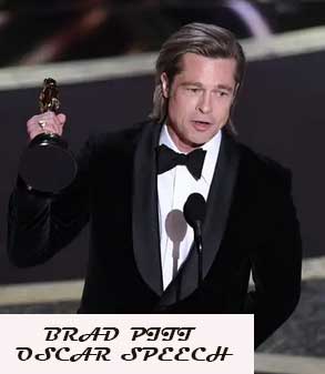 Brad Pitt Speech
